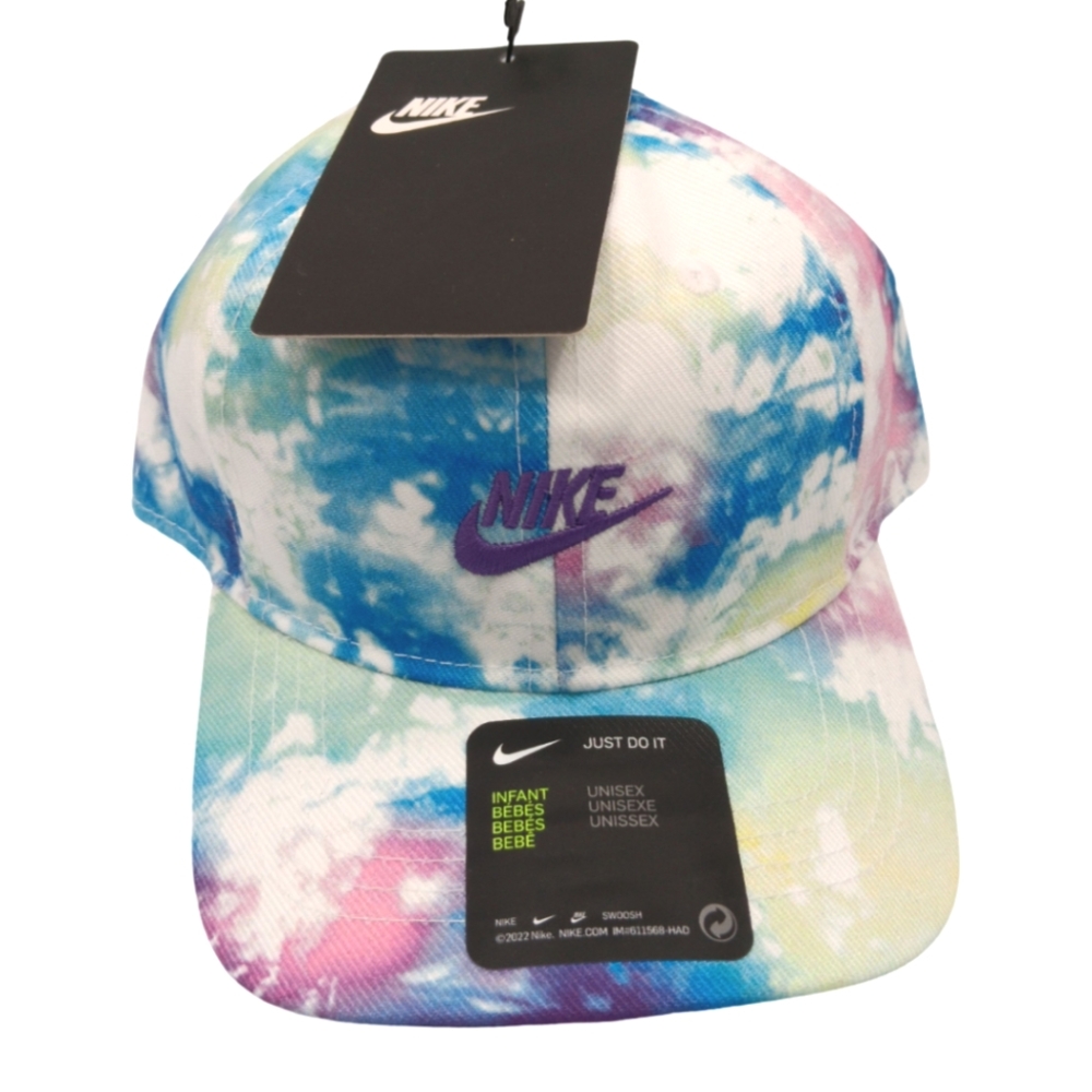 NWT NIKE BABY CURVED BRIM BASEBALL ADJUSTABLE HAT VIOLET SHOCK 12-24M